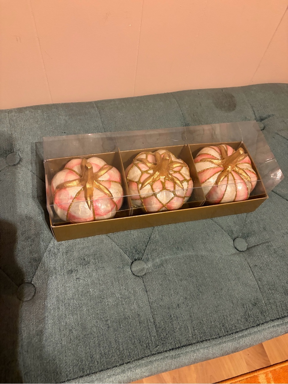 Rosy Capiz Mini Pumpkins